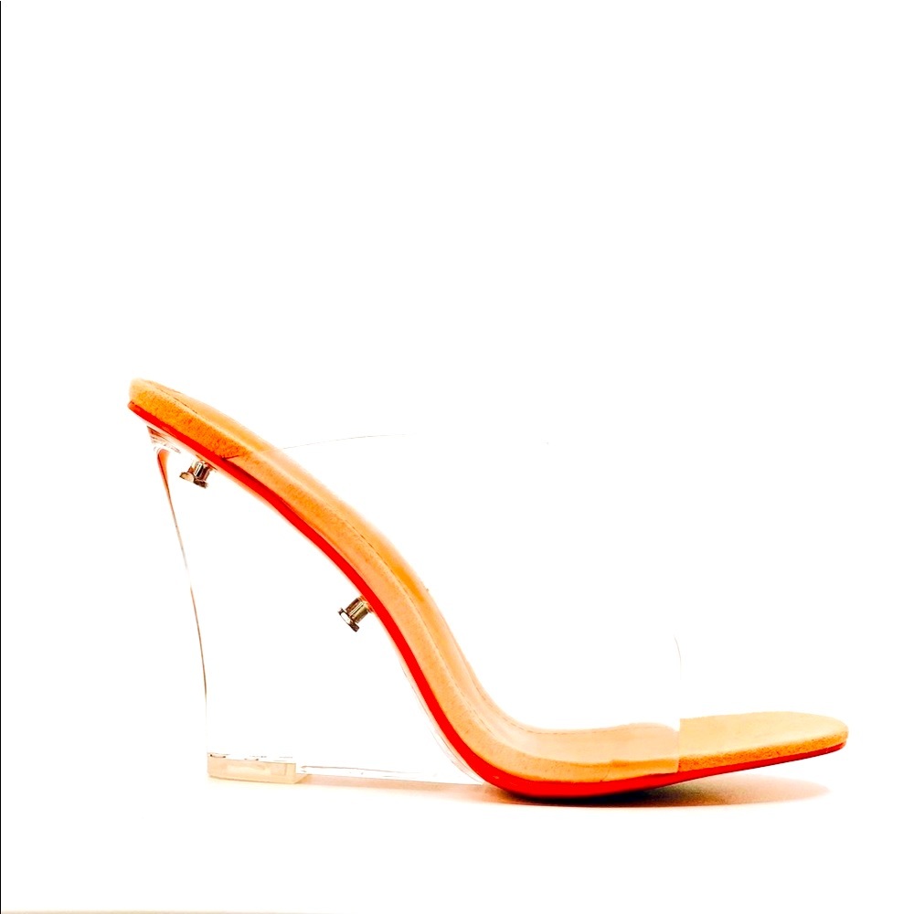 New Neon Orange Wedge heel ๐ - Picture 2 of 4